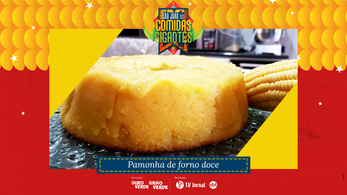 Pamonha doce de forno